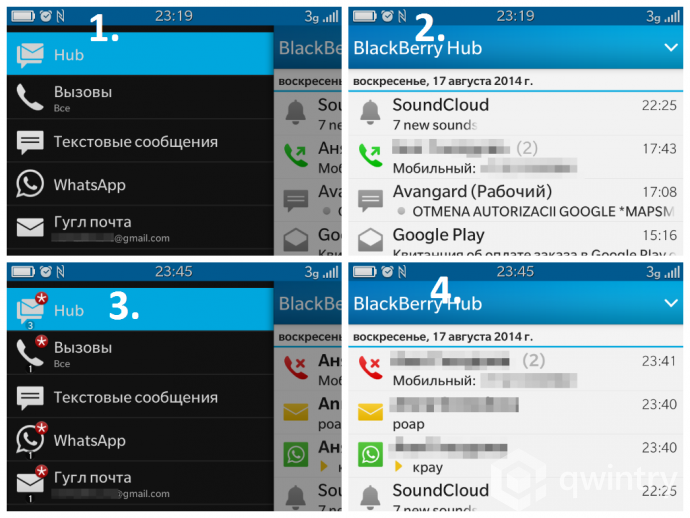 Особенности Blackberry OS 10.2 - Блог Бандерольки, рис. 1 Blackberry Q10 15
